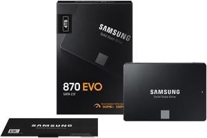 SAMSUNG 870 EVO Series 2.5" 4TB SATA III V-NAND 4.0 TB Internal Solid State Drive (SSD) MZ-77E4T0BW