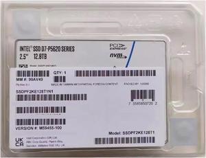 Intel SSDPF2KE128T1N1 D7-P5620 12.8TB NVMe PCIe4.0 X4 3D TLC U.2 15mm SSD - OEM