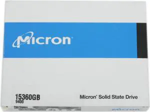 Micron MTFDKCC15T3TGH-1BC1ZABYYR 9400 PRO 15.36TB NVMe PCIe 4.0 3D TLC U.3 15mm