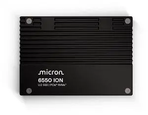 Micron 6550 ION SSD - Enterprise MTFDLAL30T7THL-1BK1DFCYYR 30.72TB U.2 (15mm) 512 bytes OCP 2.5 + SED (TCG Opal) SSD