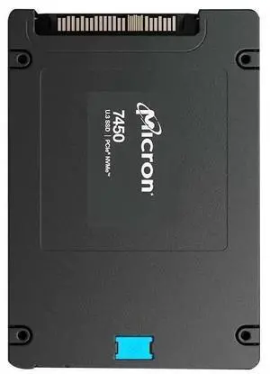 Micron MTFDKCB6T4TFS-1BC1ZABYYR 7450 MAX 6.4TB NVMe PCIe 4.0 3D TLC U.3 7mm SSD