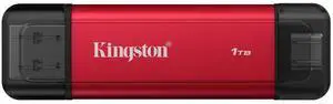 Kingston 1TB Dual USB-A/C Portable SSD, Up to 1050MB/s, USB 3.2 Gen 2 SPSD/1TB