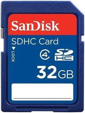 SanDisk 32GB 32G SD SDHC Secure Digital Card Class 4 with USB Reader