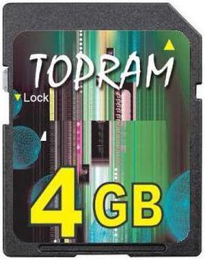TOPRAM 4GB 4G SD Card v1.1 non HC non-HC for older device Treo i730 iPaq PDA Palm