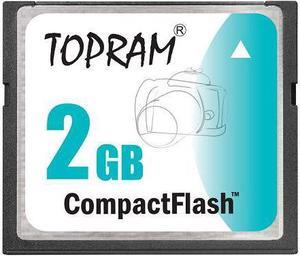 TOPRAM 2GB CF 2G CompactFlash Card Compact Flash Flash - Bulk - OEM