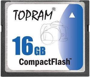 TOPRAM 16GB CF 16G CF Compact Flash 266x CompactFlash Card
