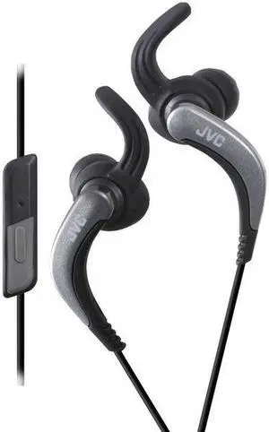 JVC EXT FITNESS HDPHN/MIC BLK- Part # HAETR40B