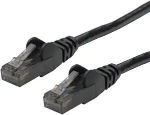 Intellinet 342049 Intellinet Patch Cable, Cat6, UTP, 3', Black - PVC cable jacket for flexibility and durability with snag-free boots to protect the RJ45 connectors