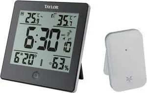 Taylor Precision Products 1731 Wireless Indoor & Outdoor Weather Station with Hygrometer