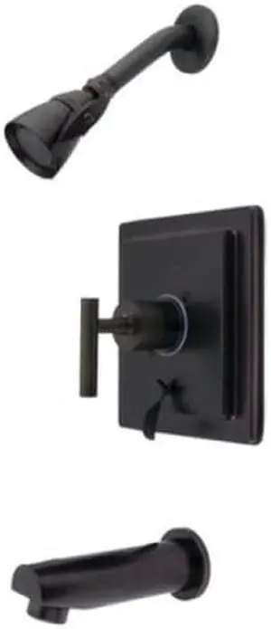 Kingston Brass KB86550CML Single Handle Tub & Shower Faucet
