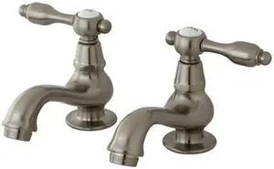 Kingston Brass Tudor Classic Basin Faucet, KS1108TAL, Satin Nickel