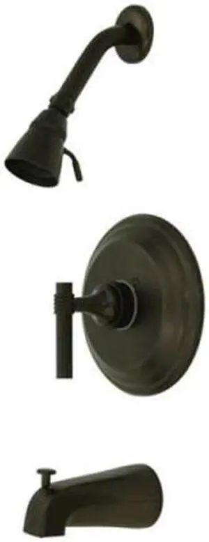 Kingston Brass KB2635ML Pressure Balance Tub & Shower Faucet - Oil Rubbed Bronze