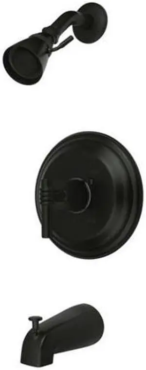 Kingston Brass KB2635QL Single Handle Tub & Shower Faucet
