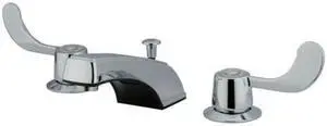 Kingston Brass KB931 Two Handle 8 in. to 16 in. Widespread Lavatory Faucet with Retail Pop-up