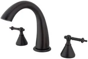 Kingston Brass KS2365TL Two Handle Roman Tub Filler