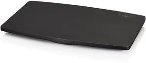 Prosumer’s Choice Natural Bamboo TV Swivel Stand for LED/LCD TV, 21 inch Base Surface – Black