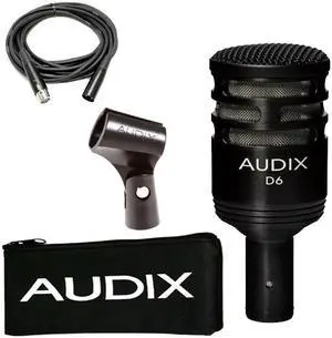 Audix D6 Kick Drum Microphone - Black