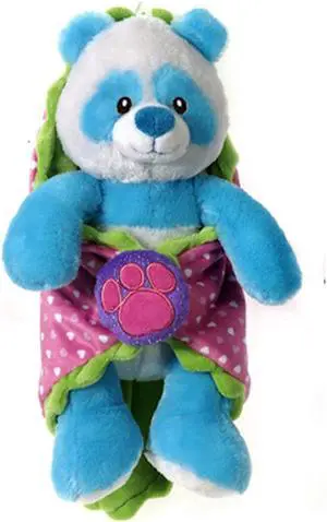 Turquoise Panda Blanket Babies 11" by Fiesta Turquoise Panda Blanket Babies 11" by Fiesta
