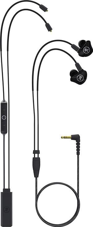 Mackie MP Series In-Ear Headphones & Monitors with Dual Hybrid Driver and Bluetooth Adapter (MP-240BTA)