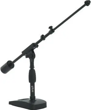 Gator Cases Telescoping Boom Mic Stand for Podcasting or Bass Drum
