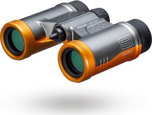 PENTAX Binoculars UD 9x21 Gray and Orange Lightweight Body