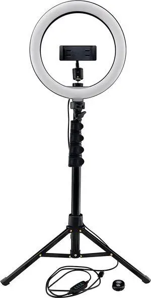 Mackie mRING-10 - 10" 3-Color Ring Light Kit with Stand and Remote