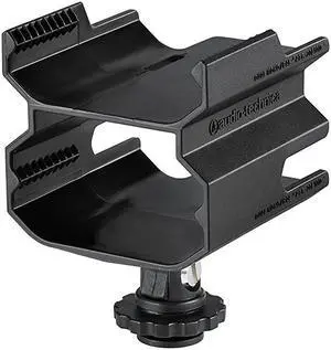 Audio-Technica AT8691 Camera Shoe Dual Mount for ATW-R1700 Digital Wireless Receiver