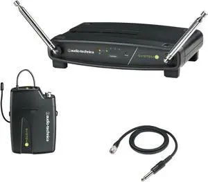Audio-Technica ATW-901A/G System 9 VHF Wireless Unipak System with AT-GcW Guitar/Instrument Input Cable