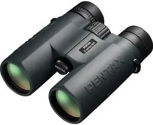 Pentax 10x43 ZD Series WP Roof Prism Binocular, 6.0 Degree Angle of View, Green