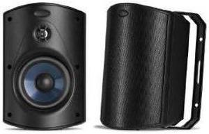 Polk Audio - Atrium5 5" Outdoor Speakers (Pair) - Black