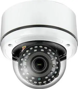 Eyemax TIV-132V-W HD-TVI 1080p IR Vandal DOME Camera 2.8-12mm, 35 IR LED 12V DC
