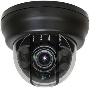 Eyemax Superdome Series Indoor IR Dome 4MP HD-TVI Camera TDR-P4544V 2.8-12mm Dual Power ( Made In Korea ) Black Case