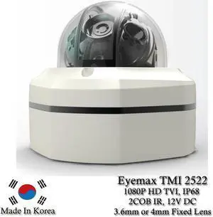 Eyemax Hammer Series TMI 2522 1080P HD-TVI Vandal DOME IR Camera 3.6mm 12V DC ( Made In Korea )