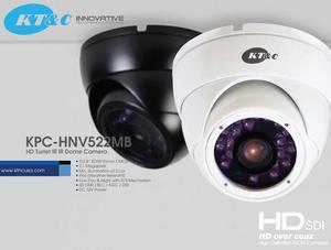 KT&C HD-SDI 1080P Turret Dome Camera 3.6mm KPC-HNV522M In/Outdoor 3.6mm 12V DC -BLACK-