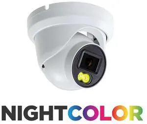 Eyemax 5MP Standard Full Color Turret dome Camera, 2.8mm Wide Lens, POE, Mic, Plug & Play Magic NVRs and Eyemax NVR ( Magic Viewer NVR , DMSS NVR )