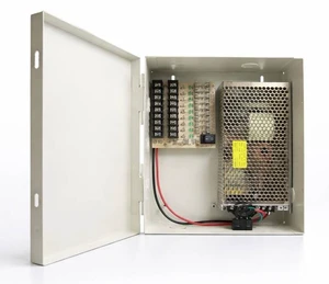 CCTV Power Supply Distribution Box - 12V DC 9 channels 12 Amps Fused UL Listed CCTV Power Supply Distribution Box - 12V DC 9 channels 12 Amps Fused UL Listed