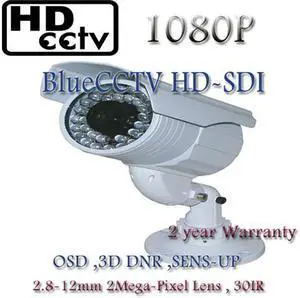 HD-SDI high definition CCTV IR Bullet Camera, 2.1 Mega-Pixel 1080P Full HD, with 2.8-12mm , 72IR