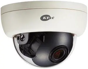 KT&C Color Dome Camera 700 TVL, 2.8~12mm Adjustable Lens, 2D-DNR, DUAL power, KPC-DE100NUV17