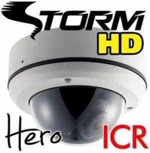 Eyemax DT-612FV STORM Vandal Dome Camera: 650 TVL, 3D DNR, 2.8~12mm, D-WDR, ICR
