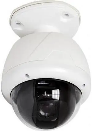 Eyemax Indoor/Outdoor 500 TVL 10x Optical Zoom PTZ Camera, ICR True Day/Night, Small-size, Mount INCLUDED