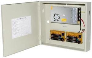 Power Supply Distribution Box - 12V DC 16 channels High Output 25 Amps, Resettable PTC Fuse