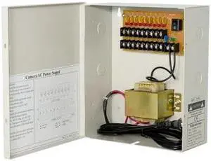 9ch 2.5A AC24 Fuse free ptc cctv power box