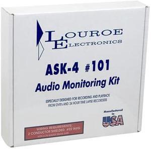 LOUROE ELECTRONIC MICROPHONE KIT, HIGH QUALITY SET OF MICROPHONE AND SPEAKER.
