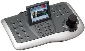 PTZ (Pan/Tilt/Zoom) Controller with 3 Axis Joy-stick, 2.5" TFT-LCD Screen Pelco-D