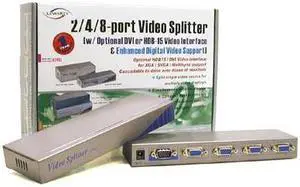 4port VGA Splitter with enhanced video