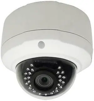 2 Mega Pixels Image Resolution 4mm Fixed Lens 30 IR Vandalproof & Weatherproof HD IP Camera ( 12V DC )