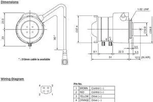 Computar Ganz High Quality CCTV Camera Lens TG2Z1816FCS 1/3" 1.8-3.6mm f1.6 Varifocal, DC Auto Iris (CS Mount)