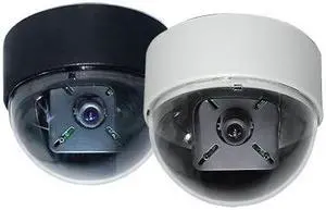 480 TV Lines 3.6mm Fixed Lens Color Dome Camera ( Black, 12V DC )