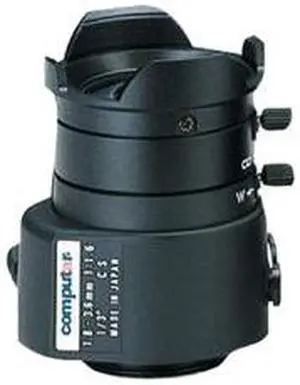 Computar Ganz High Quality CCTV Camera Lens TG2Z1816AFCS 1/3" 1.8-3.6mm f1.6 Varifocal, Video Auto Iris (CS Mount)