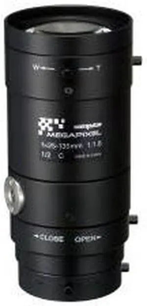 Computar Ganz High Quality CCTV Camera Lens H5Z2518C-MP 3 Megapixel, 1/2" 25-135mm F1.8 Varifocal, HD Series, Manual iris (C Mount)